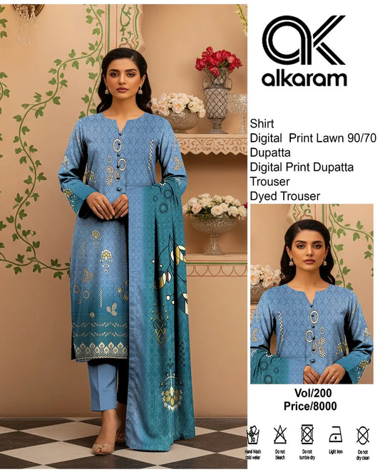 A.S Collection  Lawn 90/70 Alkaram