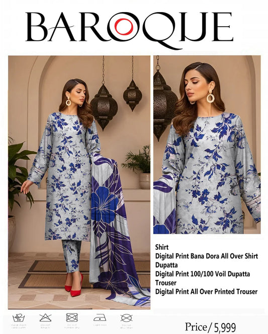 A.S Collection  Lawn Bana Doria 3 pic